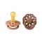 Bibs Boheme Pacifier 2 Pieces Peach/Wood Chuck 0-6M