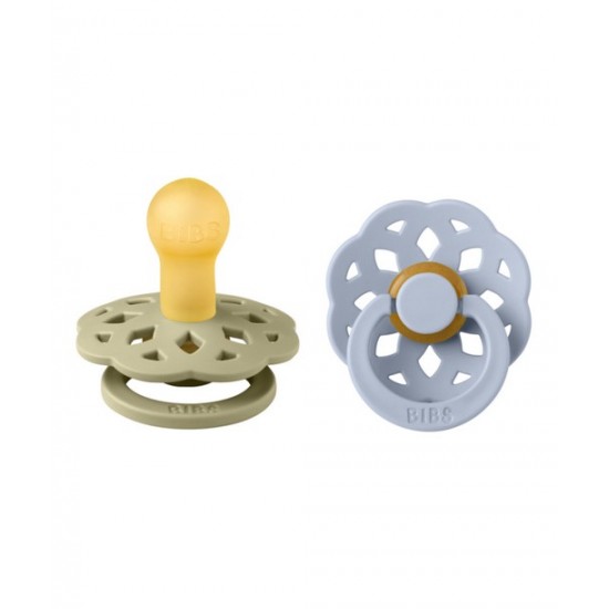 Bibs Boheme Pacifier 2 Pieces Sage/Cloud 0-6M Bibs Boheme Pacifier 2 Pieces Sage/Cloud 0-6M
