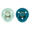Bibs Color Pacifier 2 Pcs Nordic Mint/Forest Lake 0-6M
