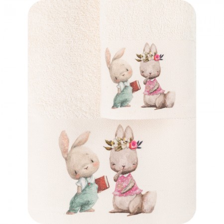 Towels Set 2PCS Shy In 2 Colors