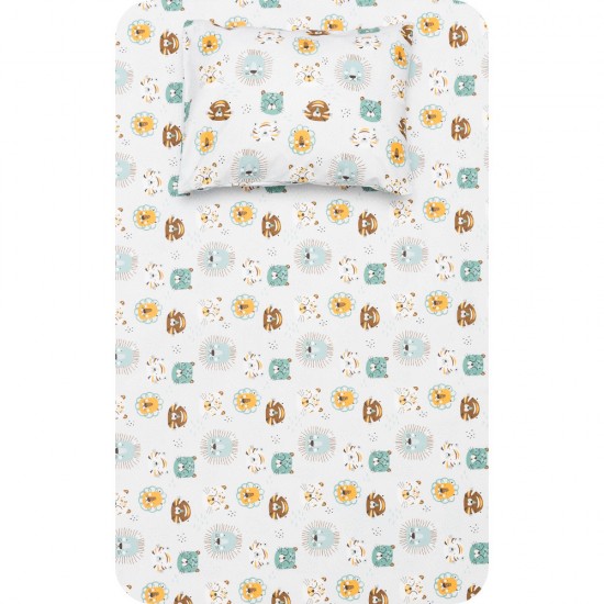 Lions Crib Sheet Set In 3 Colors Lions Crib Sheet Set In 3 Colors