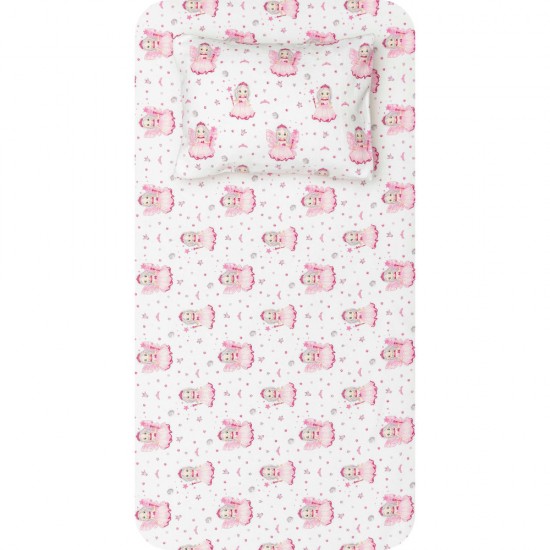 Crib Sheets Flannel Set Fairy Pink Crib Sheets Flannel Set Fairy Pink