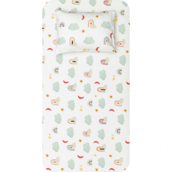 Crib Sheets Rainbow Flannel Set In 3 Colors Crib Sheets Rainbow Flannel Set In 3 Colors
