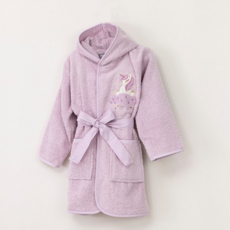 Baby bathrobe Cloud Lilac