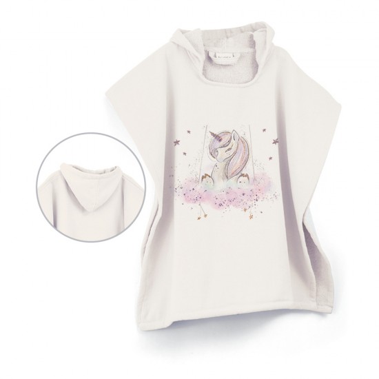 Children's Beach Poncho Cloud Ecru Children's Beach Poncho Cloud Ecru