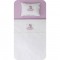 Crib Sheets Set Cloud White-Purple