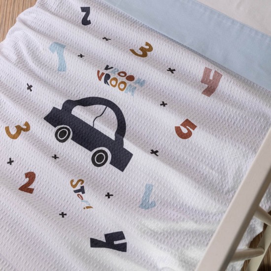 Pique Car Cot Blanket Pique Car Cot Blanket