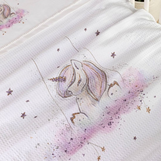 Cloud Pique Cot Blanket Cloud Pique Cot Blanket