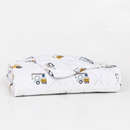 Crane Crib Cover White