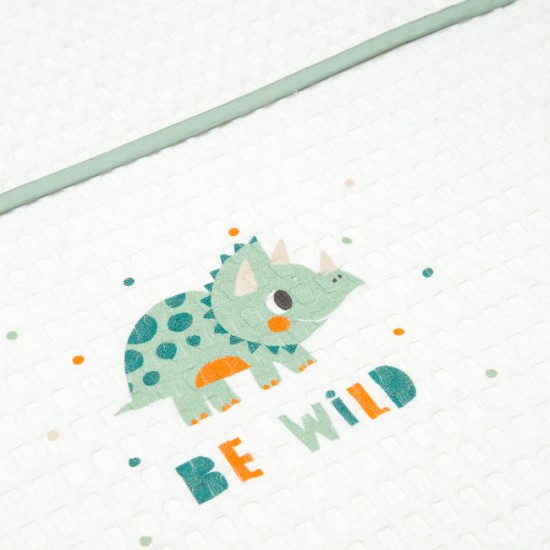 Pino Crib Dino Blanket Pino Crib Dino Blanket