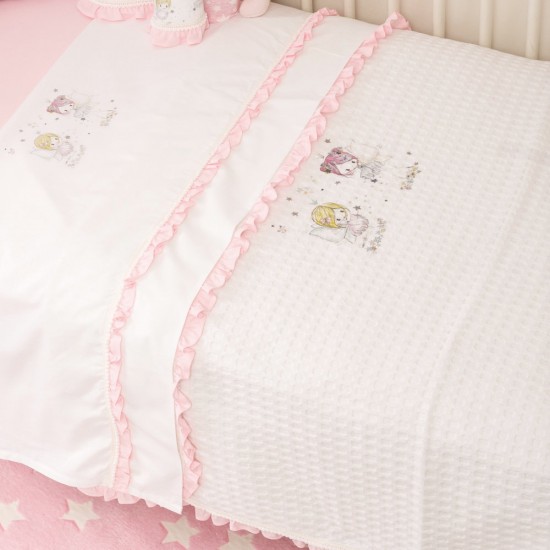 Pique Magic Crib Blanket