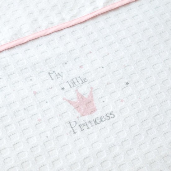 Pique Crib Blanket My Little Princess Pique Crib Blanket My Little Princess