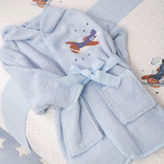 Baby Plane Bathrobe