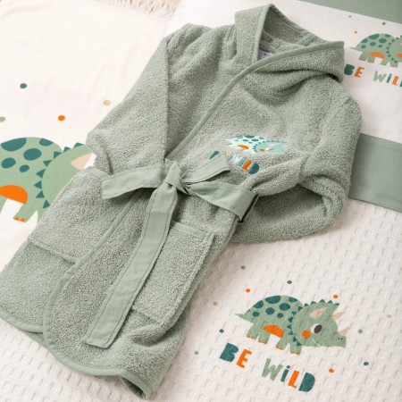 Baby Dino Bathrobe