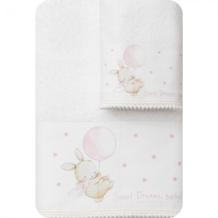 Towels Set 2PCS Sweet Dreams Baby In 2 Colors