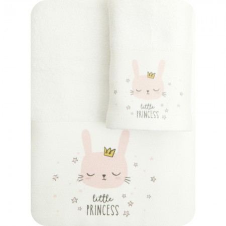 Towels Set 2pcs Kitty In 2 Colors