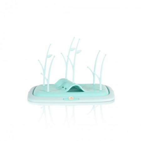 Bottle Drying Rack Coral Green