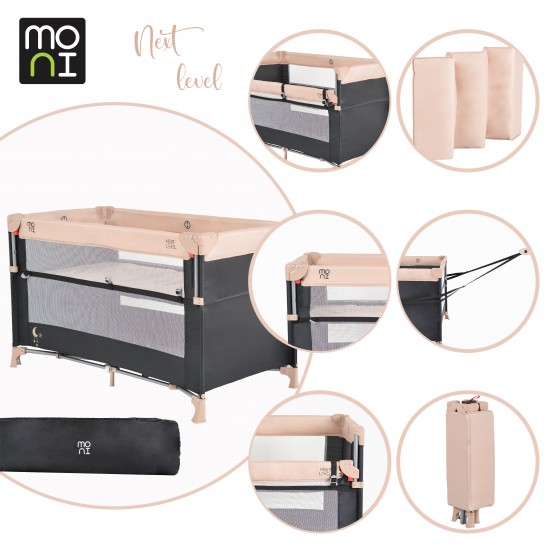 Folding Cot Next Level Beige Folding Cot Next Level Beige