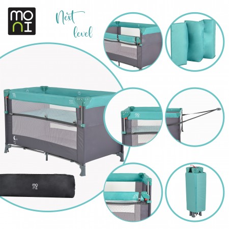 Folding Cot Next Level Turquoise