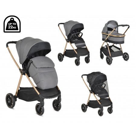 Baby Stroller Hydra 2 in 1 Grey
