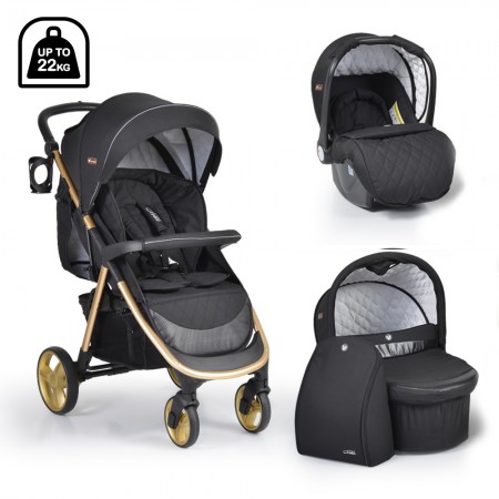 Baby Stroller Noble 3 in 1 Black