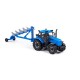 Game Friction Powered Plough Tractor Blue Game Friction Powered Plough Tractor Blue