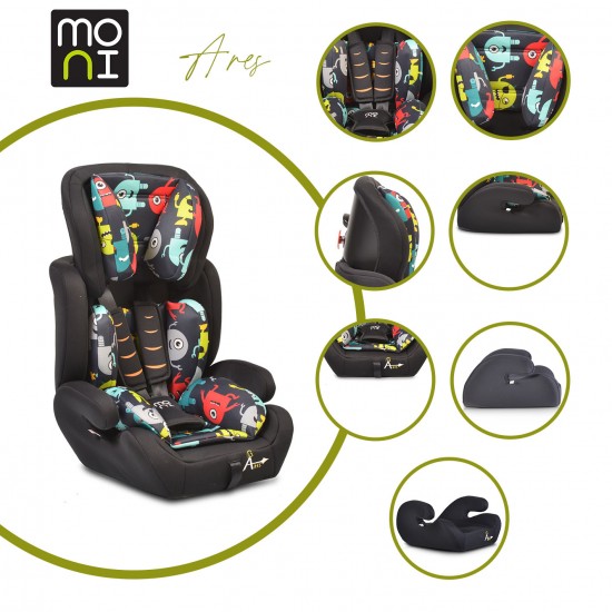 Car Seat Ares, 9-36kg Green Car Seat Ares, 9-36kg Green