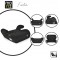Car Seat Booster Fantom i-Size Black