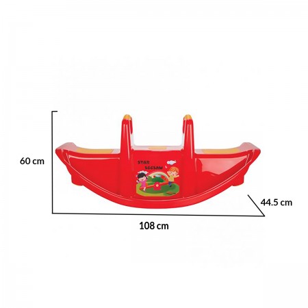 Star Seesaw Red