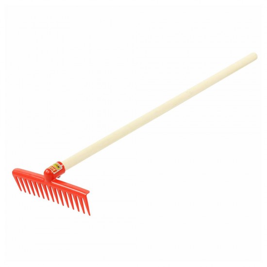 Children's Wooden Rake In 2 Colors Children's Wooden Rake In 2 Colors
