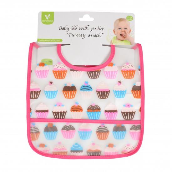 Baby Bib Funny Snack In 2 Colors Baby Bib Funny Snack In 2 Colors