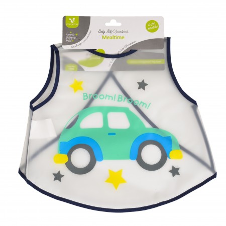 Baby Bib Mealtime Blue