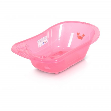 Transparent Bathtub Omar Pink