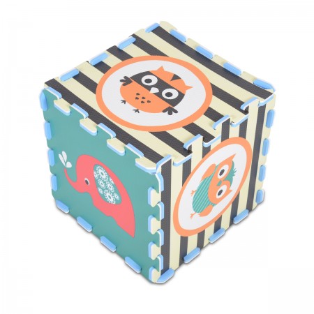 Printed Puzzle Elephant & Owl 9Pcs