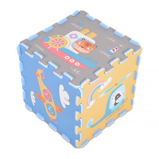 Printed Mat Transportation 9Pcs Printed Mat Transportation 9Pcs