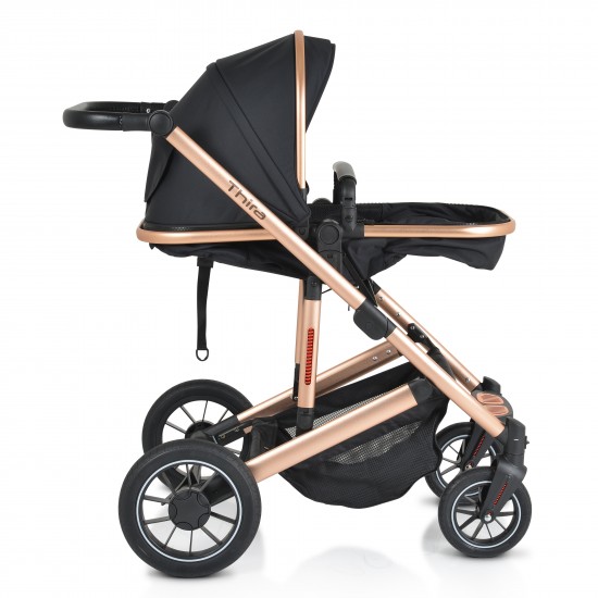 Baby Stroller 3 In 1 Thira Black