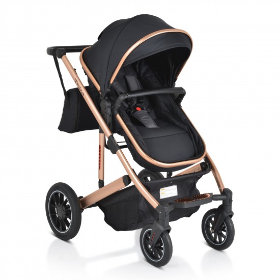 Baby Stroller 3 In 1 Thira Black