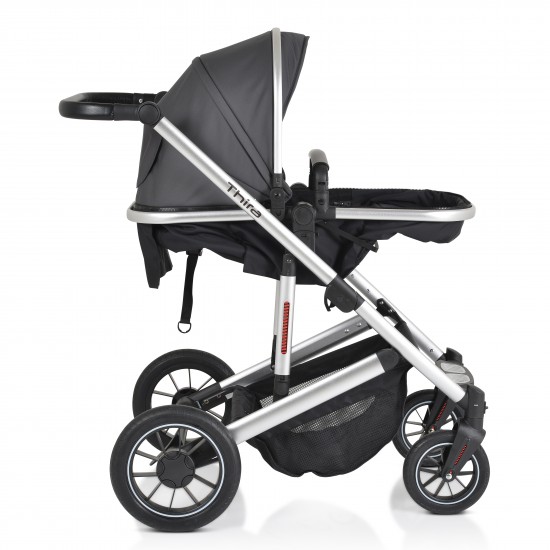 Baby Stroller 3 In 1 Thira Grey Baby Stroller 3 In 1 Thira Grey