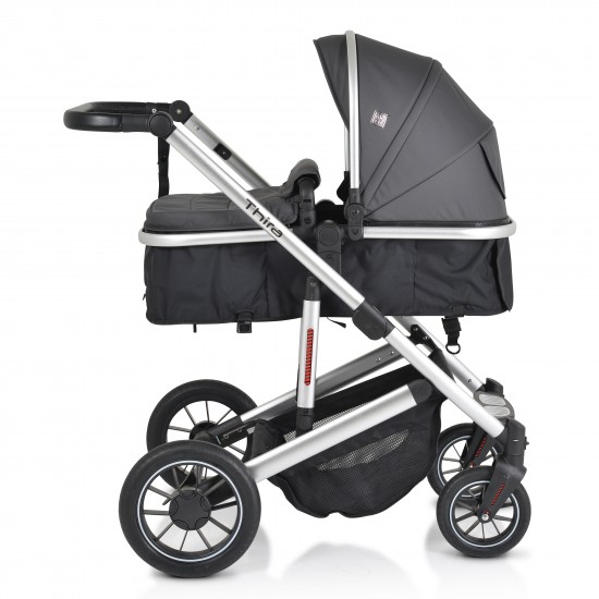 Baby Stroller 3 In 1 Thira Grey Baby Stroller 3 In 1 Thira Grey