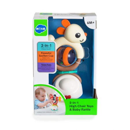 Hola 2 In 1 High Chair Toys & Baby Rattle Ε7975Β