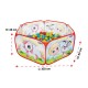 Children's Fabric Fence With Balls Children's Fabric Fence With Balls