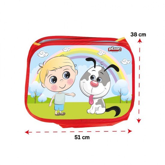 Children's Fabric Fence With Balls Children's Fabric Fence With Balls