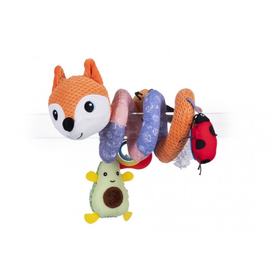 Fox Crib Spiral Orange Fox Crib Spiral Orange