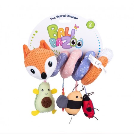 Fox Crib Spiral Orange