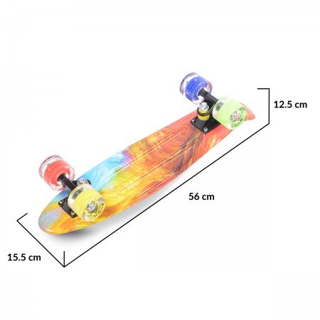 Skateboard 22” Comics Led