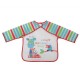 Baby Bib With Sleeve Messy Red