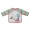 Baby Bib With Sleeve Messy Red
