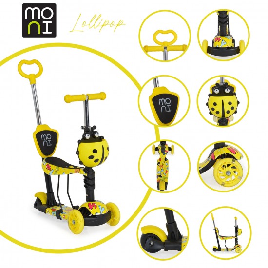 Scooter Lollipop Yellow Scooter Lollipop Yellow