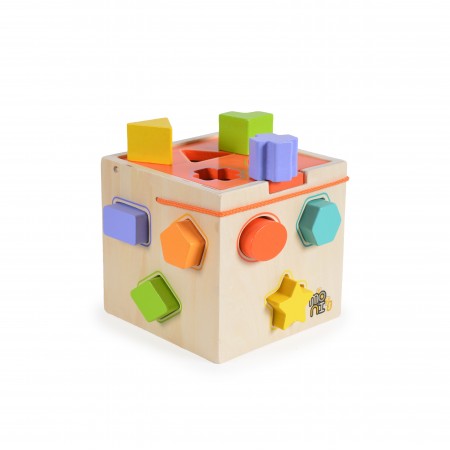Shape Sorting Wooden Cube