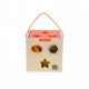 Shape Sorting Wooden Cube Shape Sorting Wooden Cube